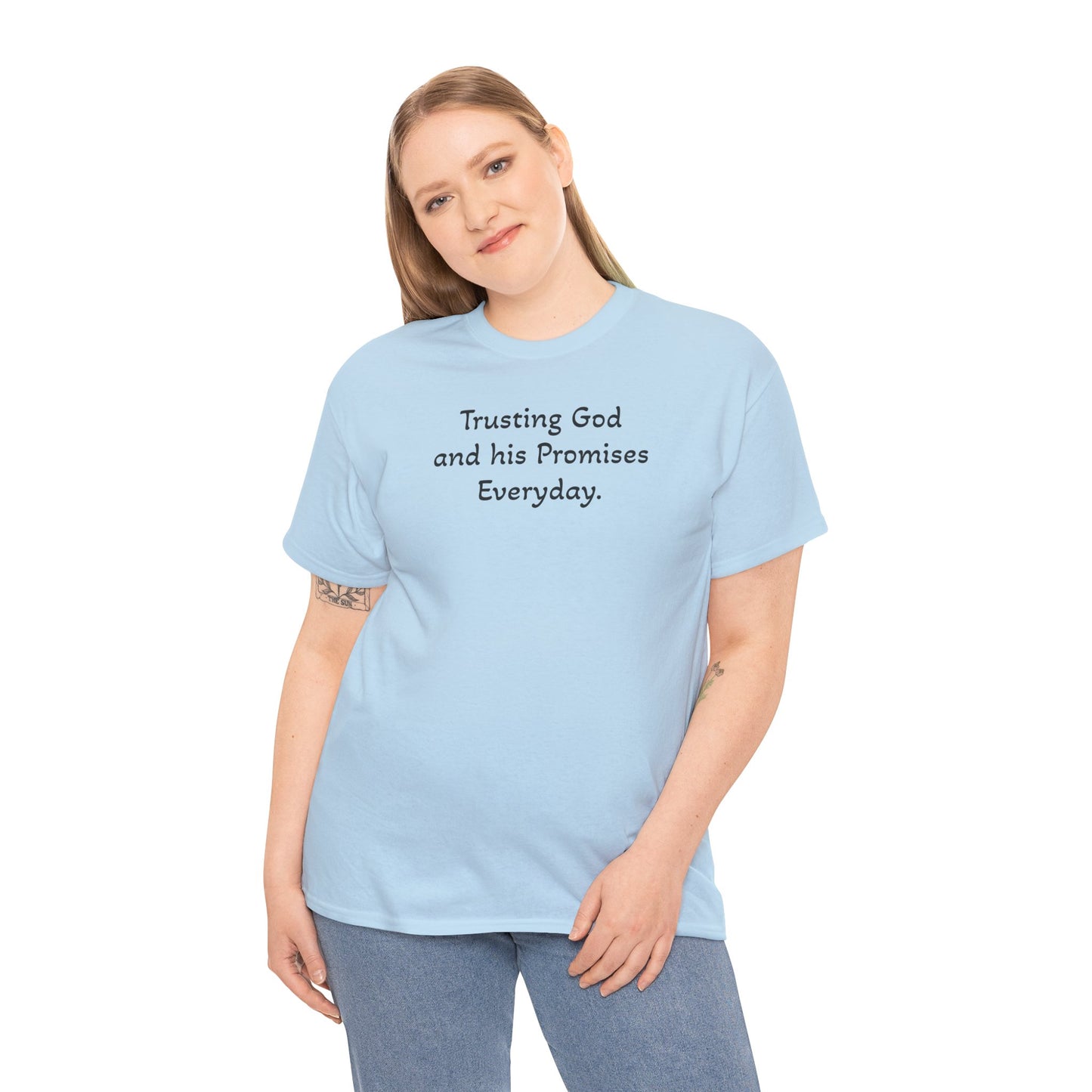 Faith T‑Shirt — "Trusting God and His Promises Everyday" Christian Tee