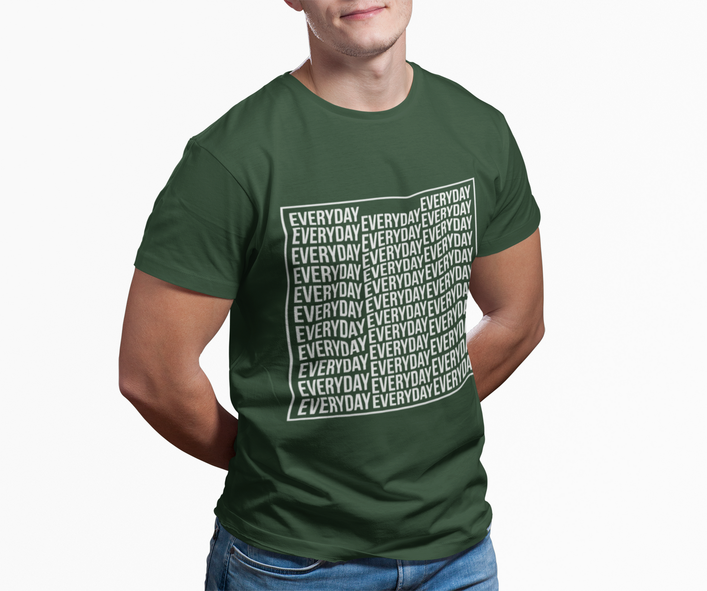 Everyday RepeatedTee — Minimalist Graphic Shirt