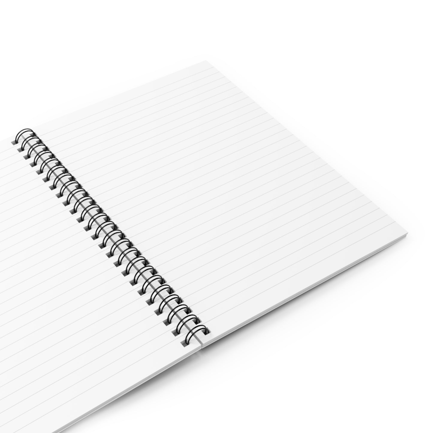 Everyday Script Pattern Spiral Notebook | Ruled Journal