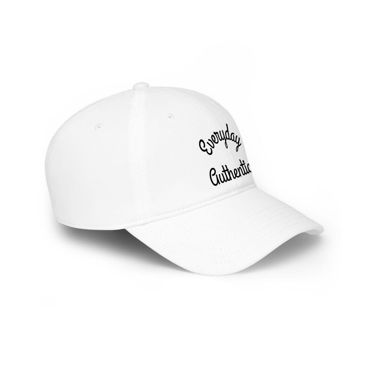 Everyday Embroidered Baseball Cap — Casual Low-Profile Dad Hat