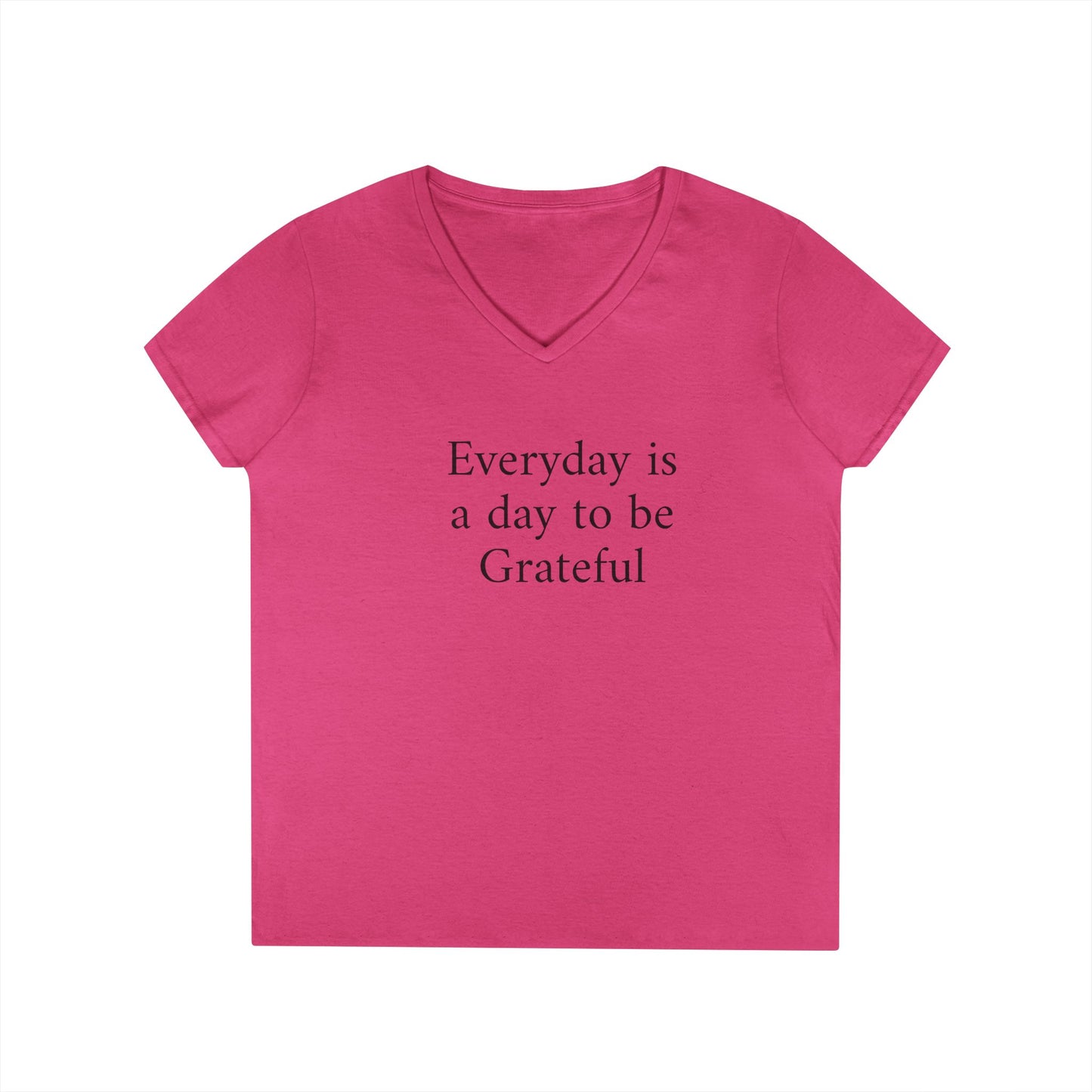 Grateful Everyday V-Neck Tee