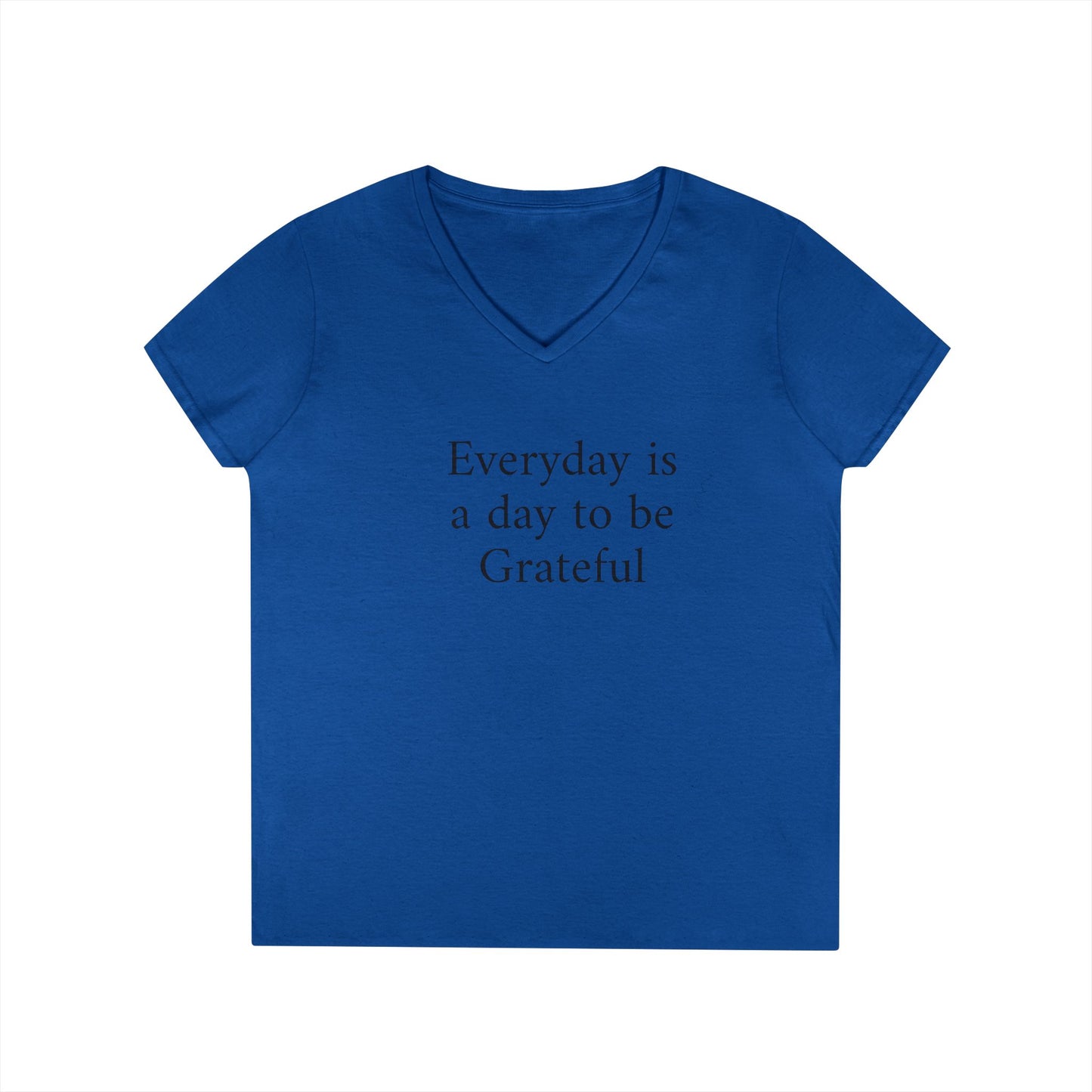 Grateful Everyday V-Neck Tee