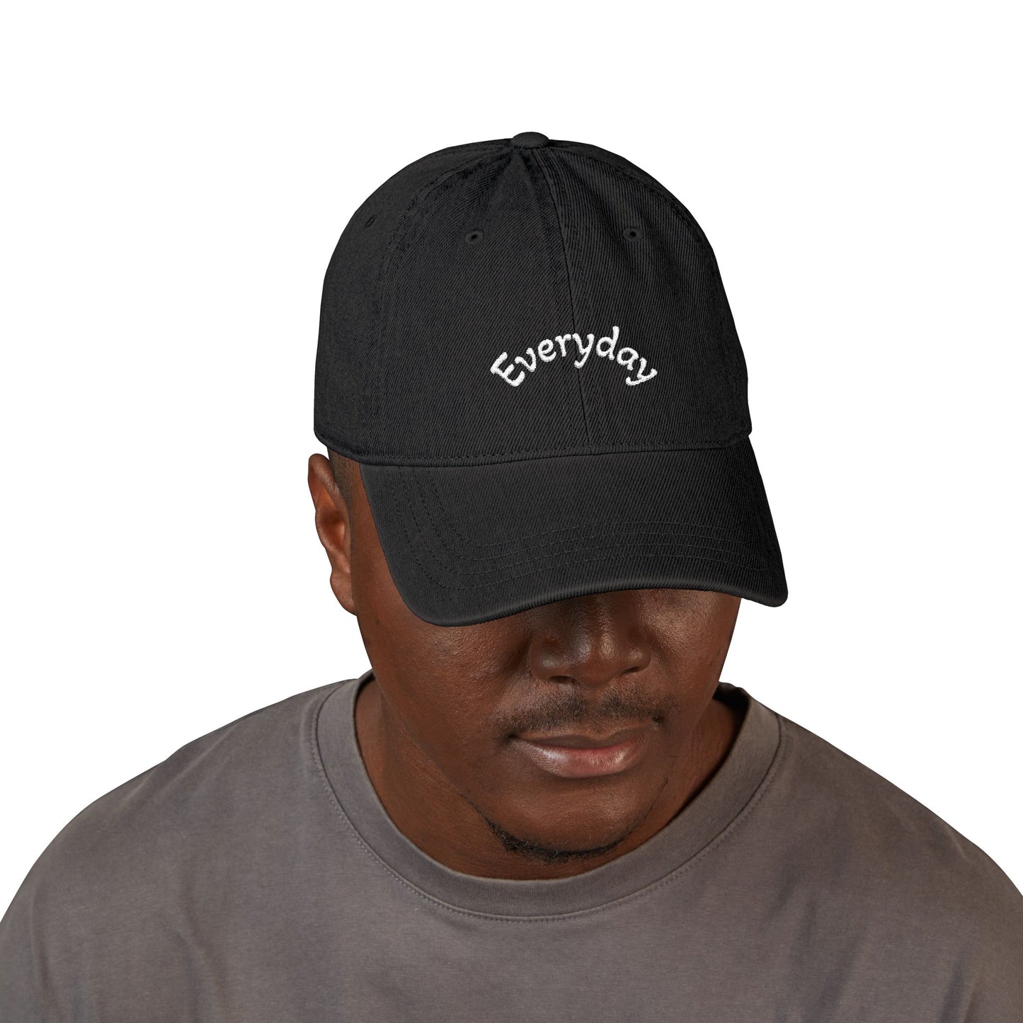 Custom Embroidered Text Denim Hat | Light Blue Cap
