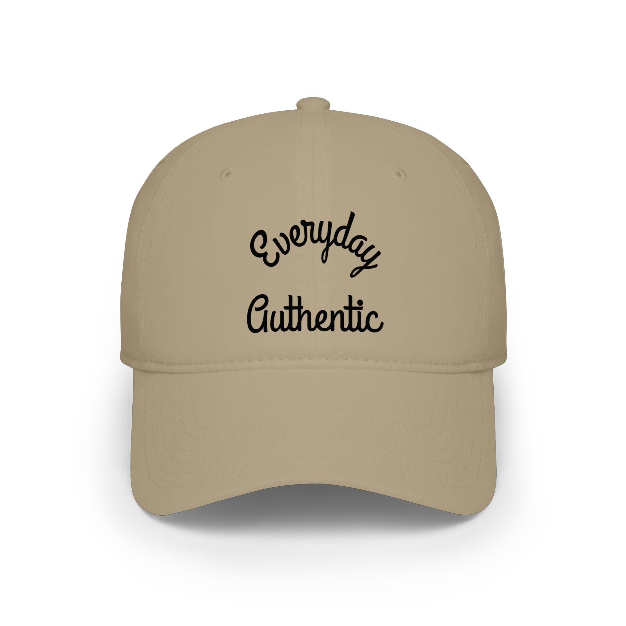 Everyday Embroidered Baseball Cap — Casual Low-Profile Dad Hat