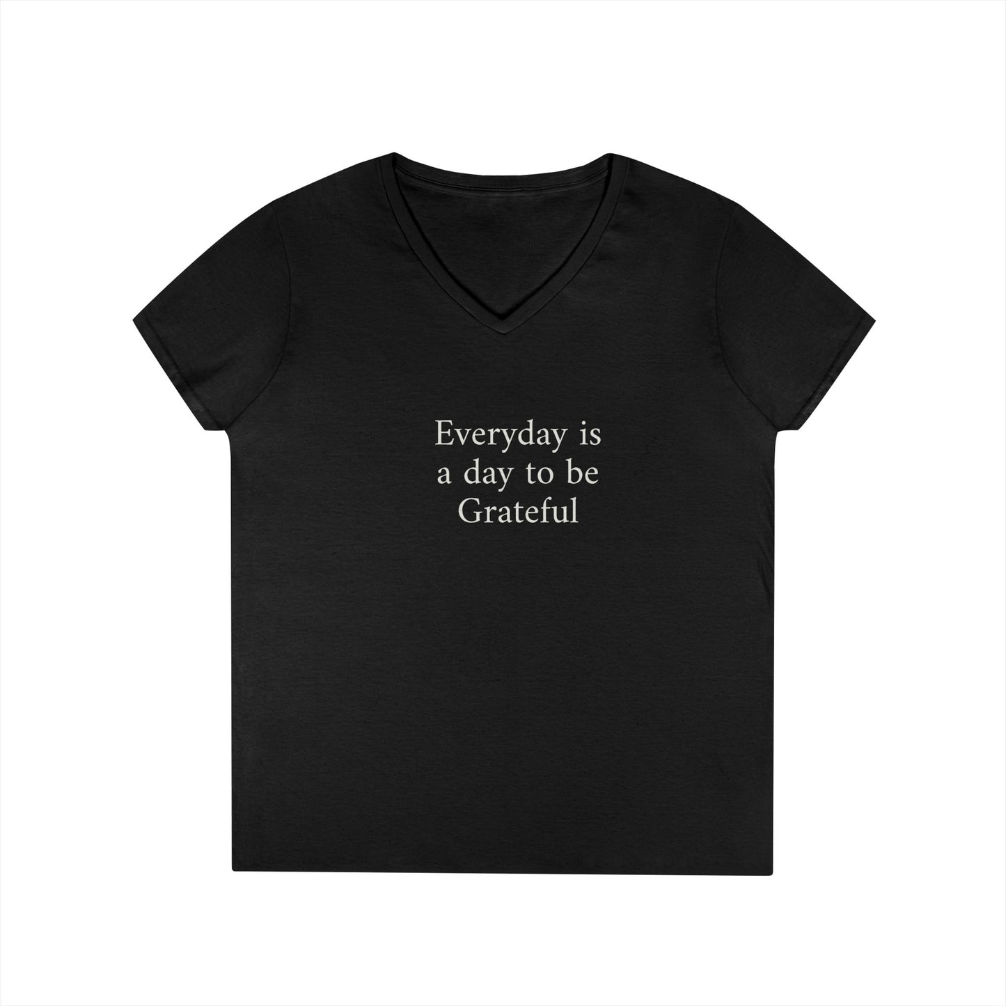Grateful Everyday V-Neck Tee