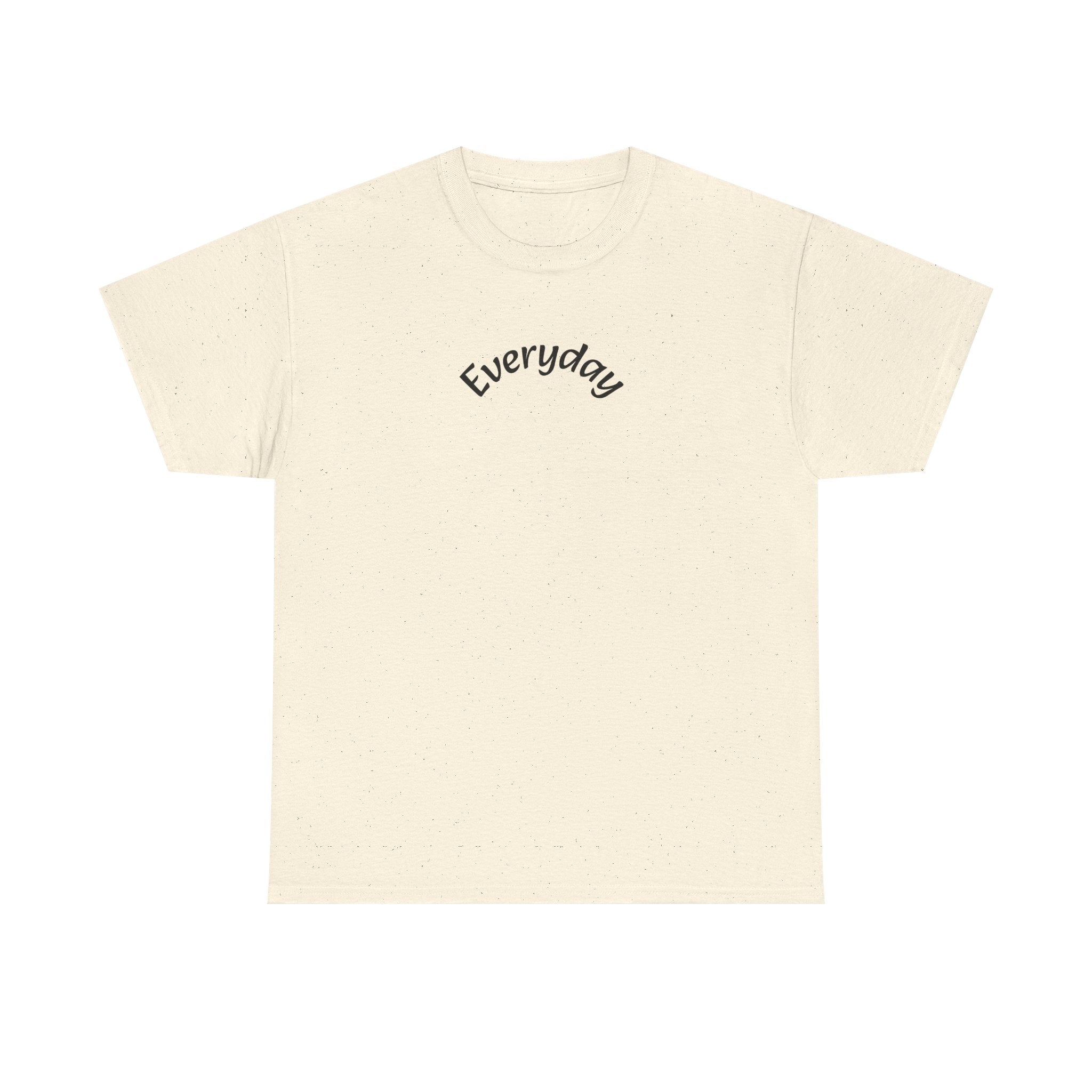 Everyday Graphic Tee - Minimal Script Text T-Shirt