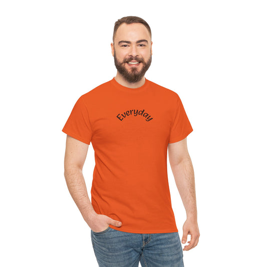 Everyday Graphic Tee - Minimal Script Text T-Shirt