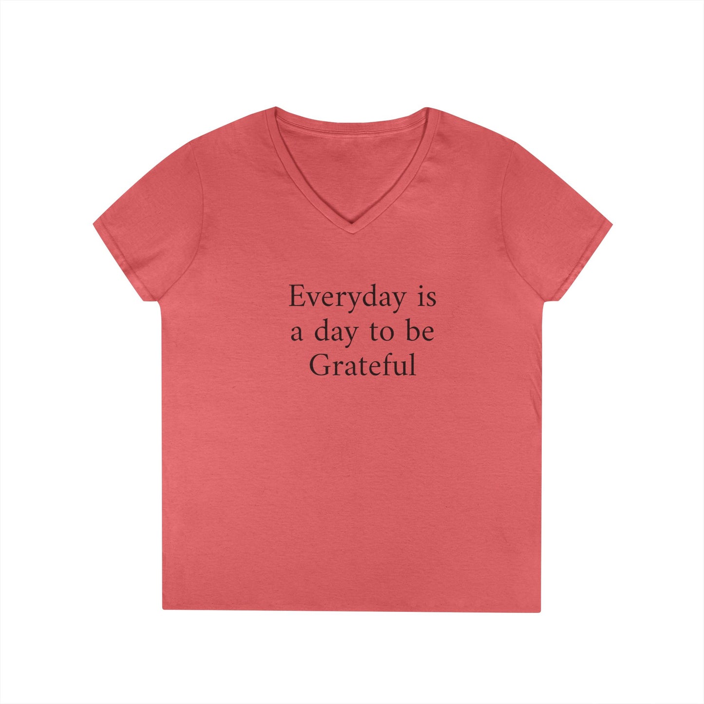 Grateful Everyday V-Neck Tee