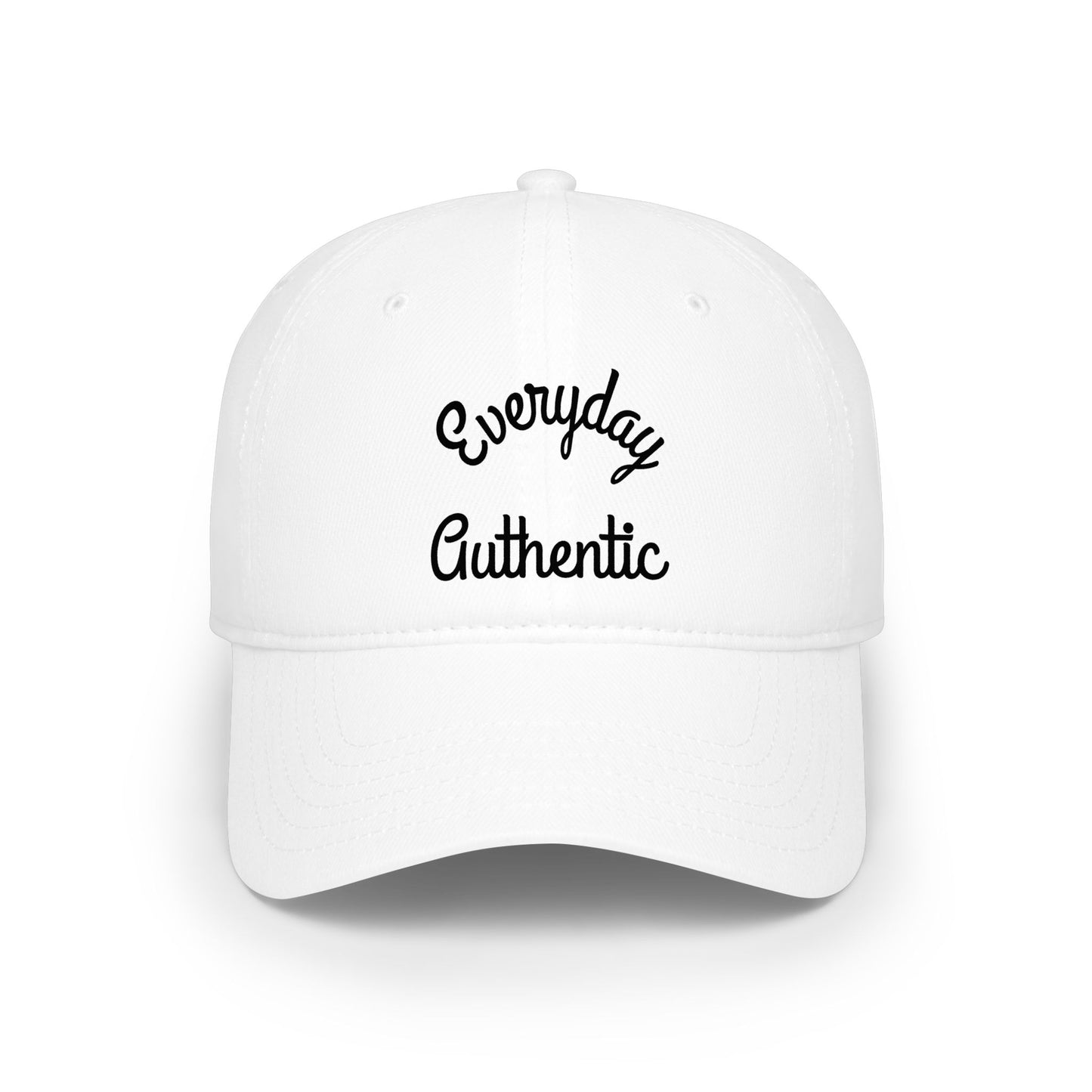 Everyday Embroidered Baseball Cap — Casual Low-Profile Dad Hat