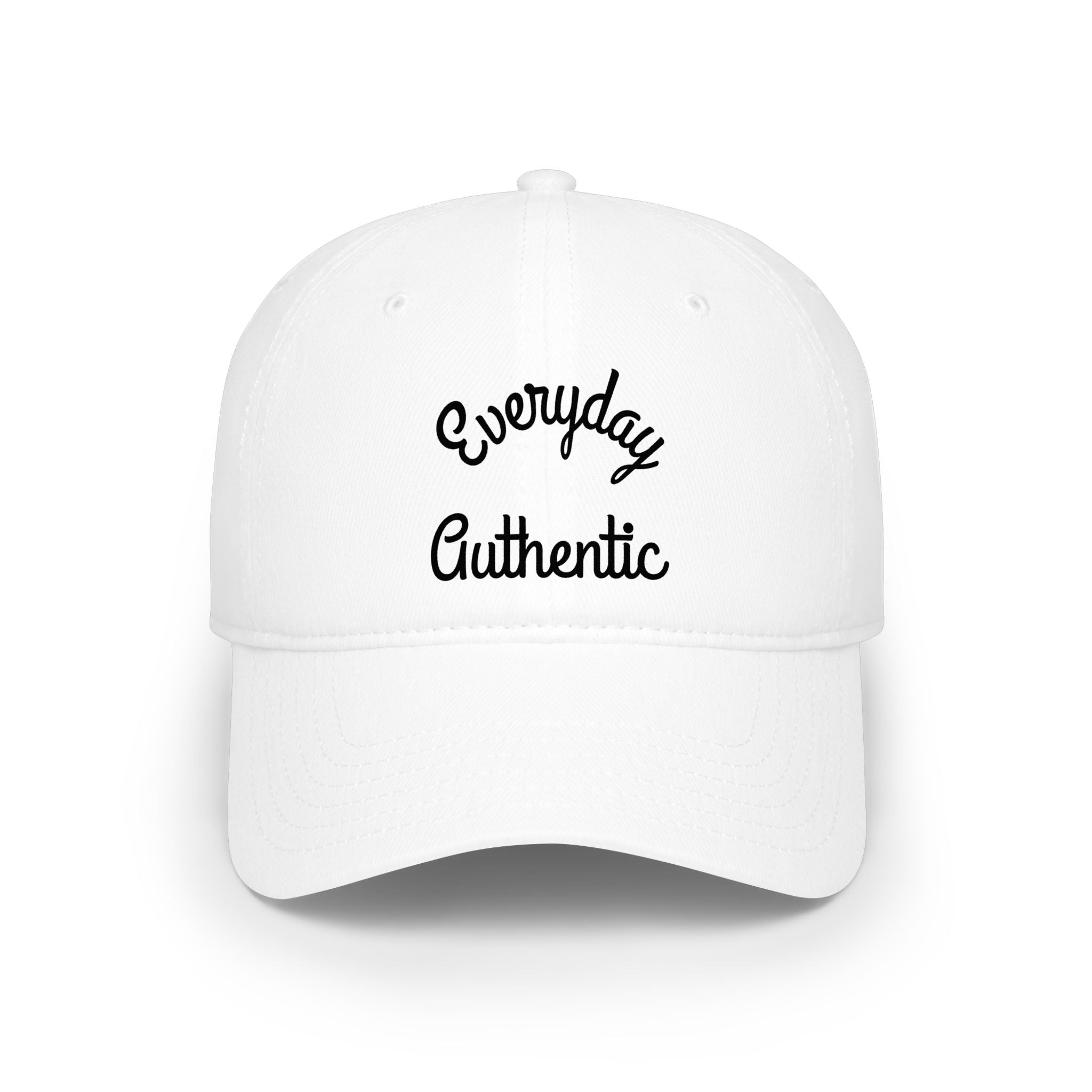 Everyday Embroidered Baseball Cap — Casual Low-Profile Dad Hat