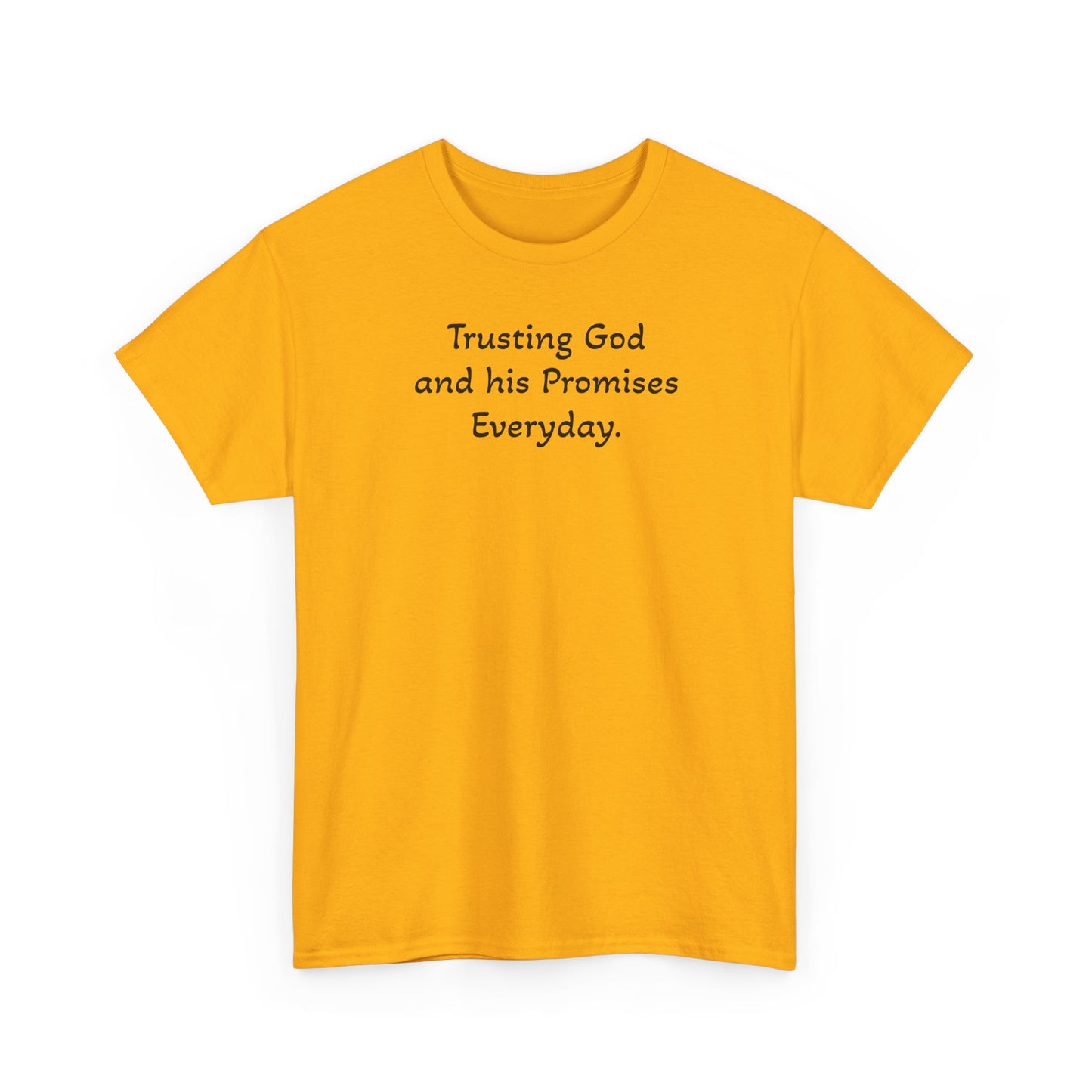 Faith T‑Shirt — "Trusting God and His Promises Everyday" Christian Tee