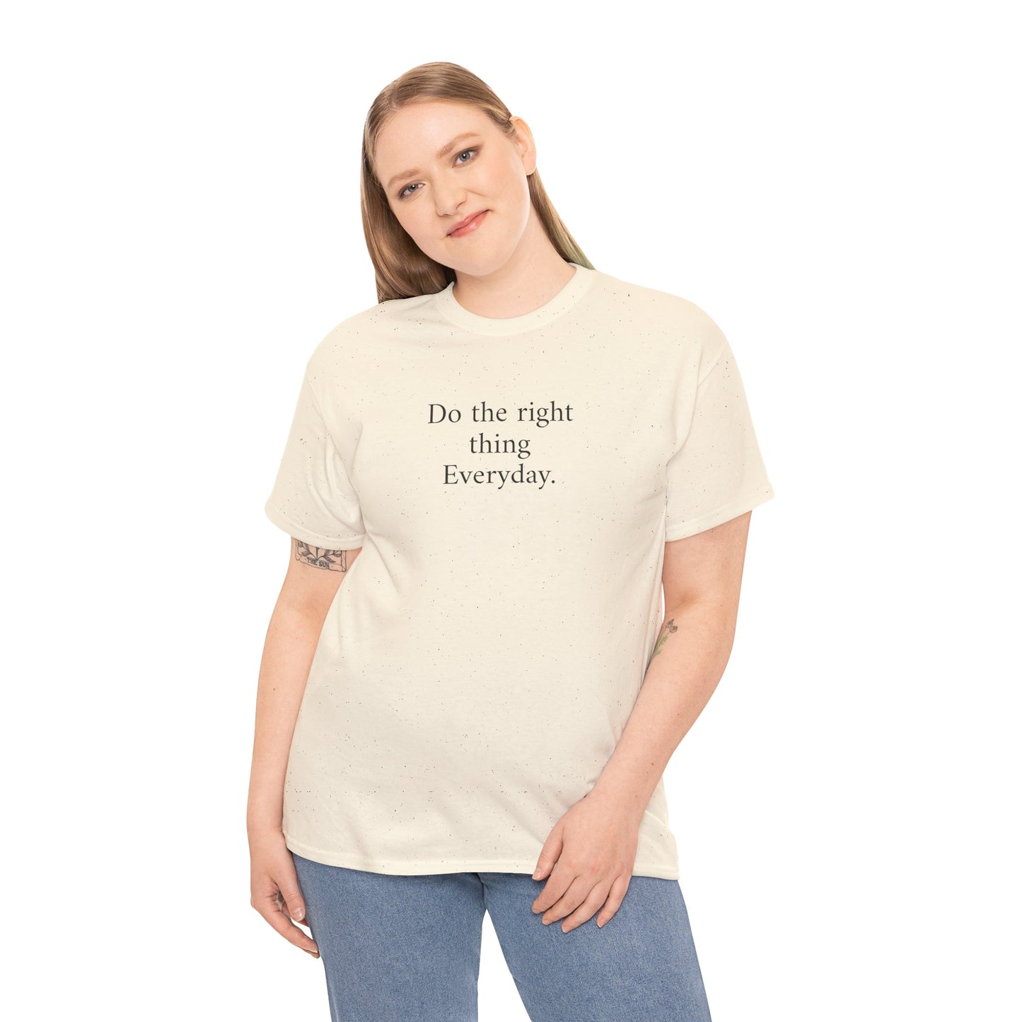 Do the Right Thing Everyday Tee — Positive Message Cotton T-Shirt