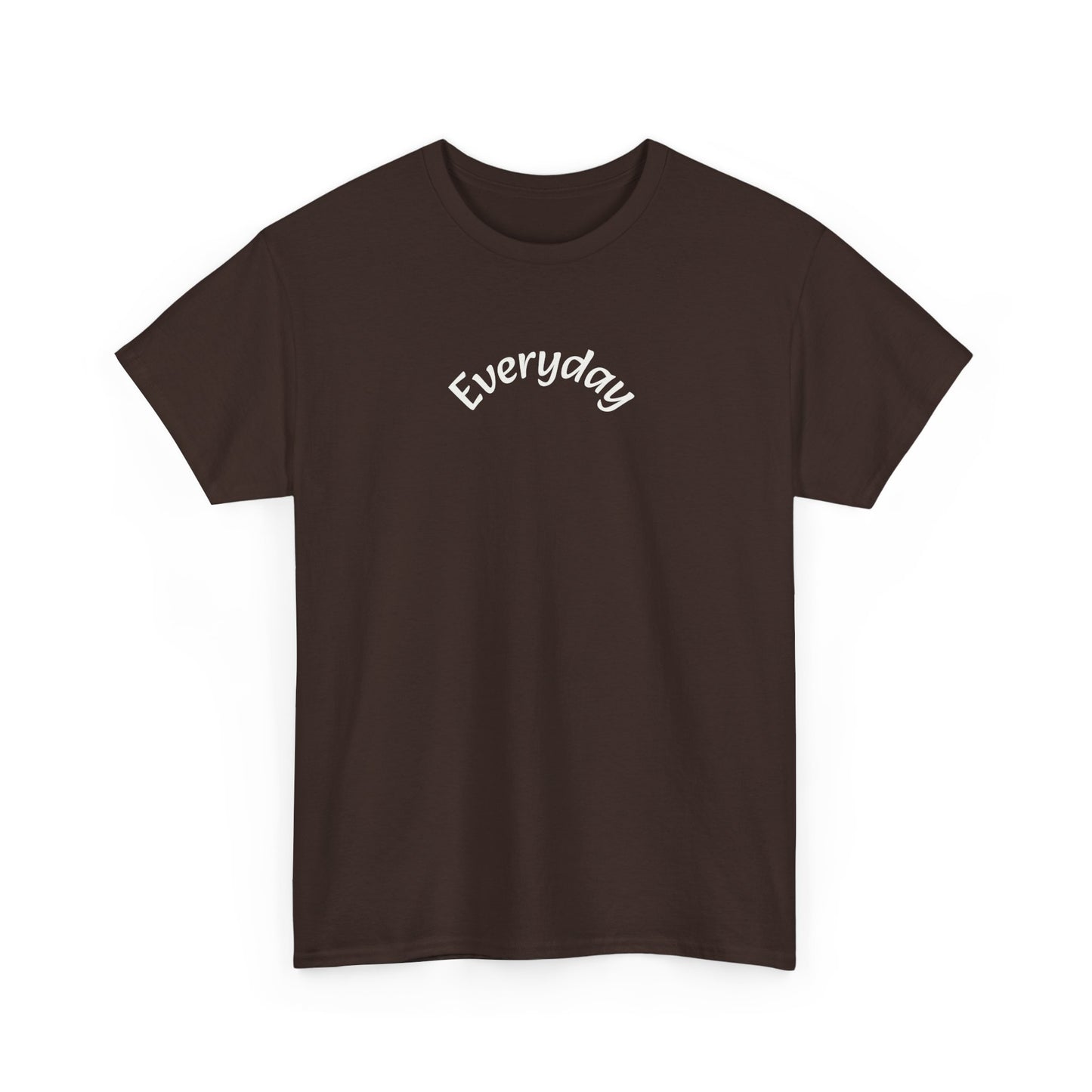 Everyday Graphic Tee - Minimal Script Text T-Shirt