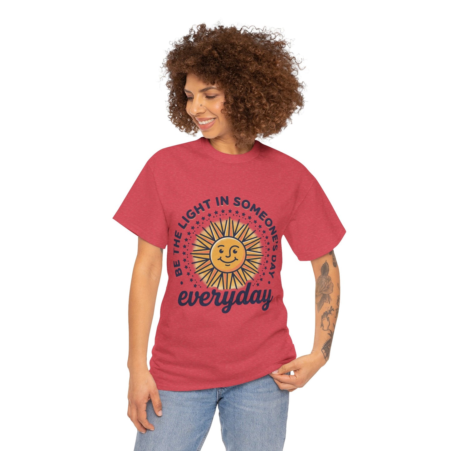 Everyday Sunshine Tee - "Be the Light in Someone's Day" Inspirational T-Shirt