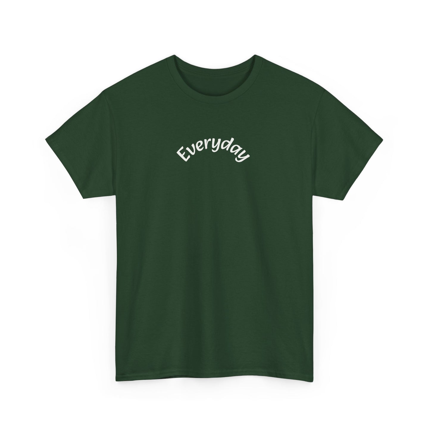 Everyday Graphic Tee - Minimal Script Text T-Shirt