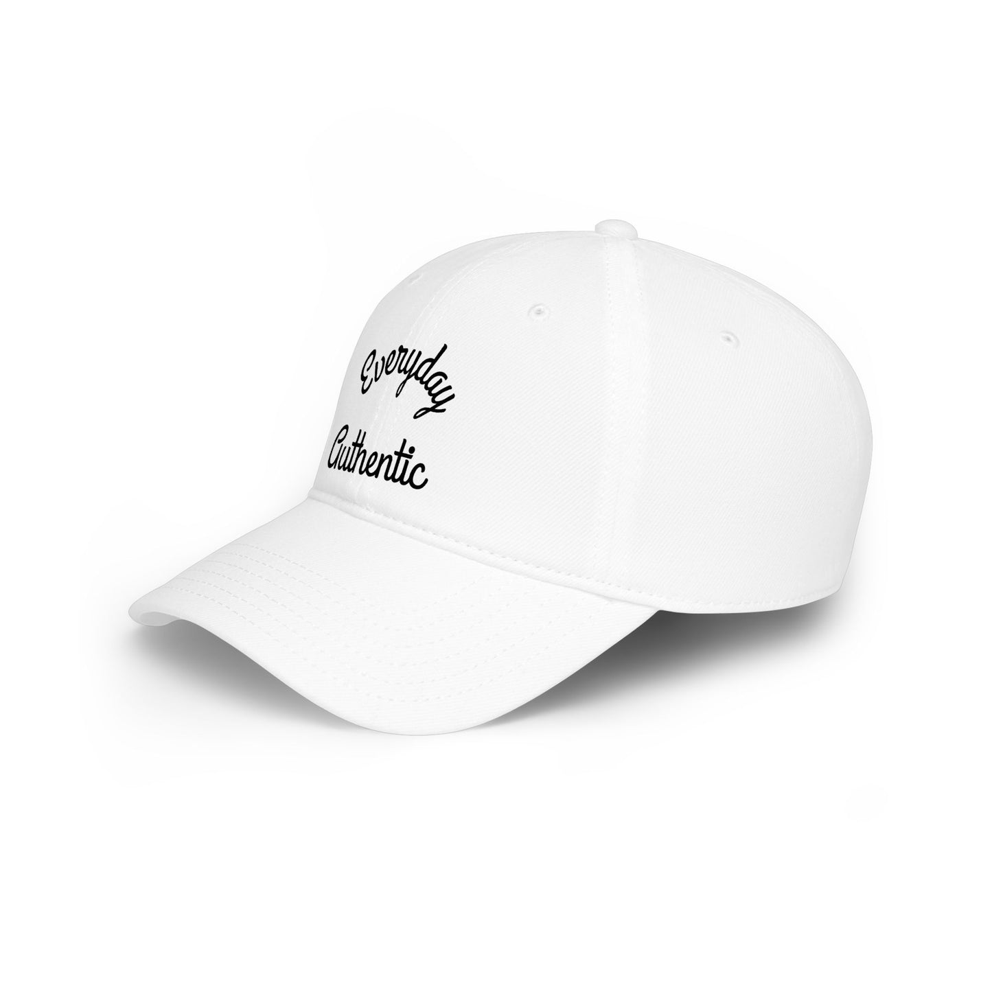 Everyday Embroidered Baseball Cap — Casual Low-Profile Dad Hat