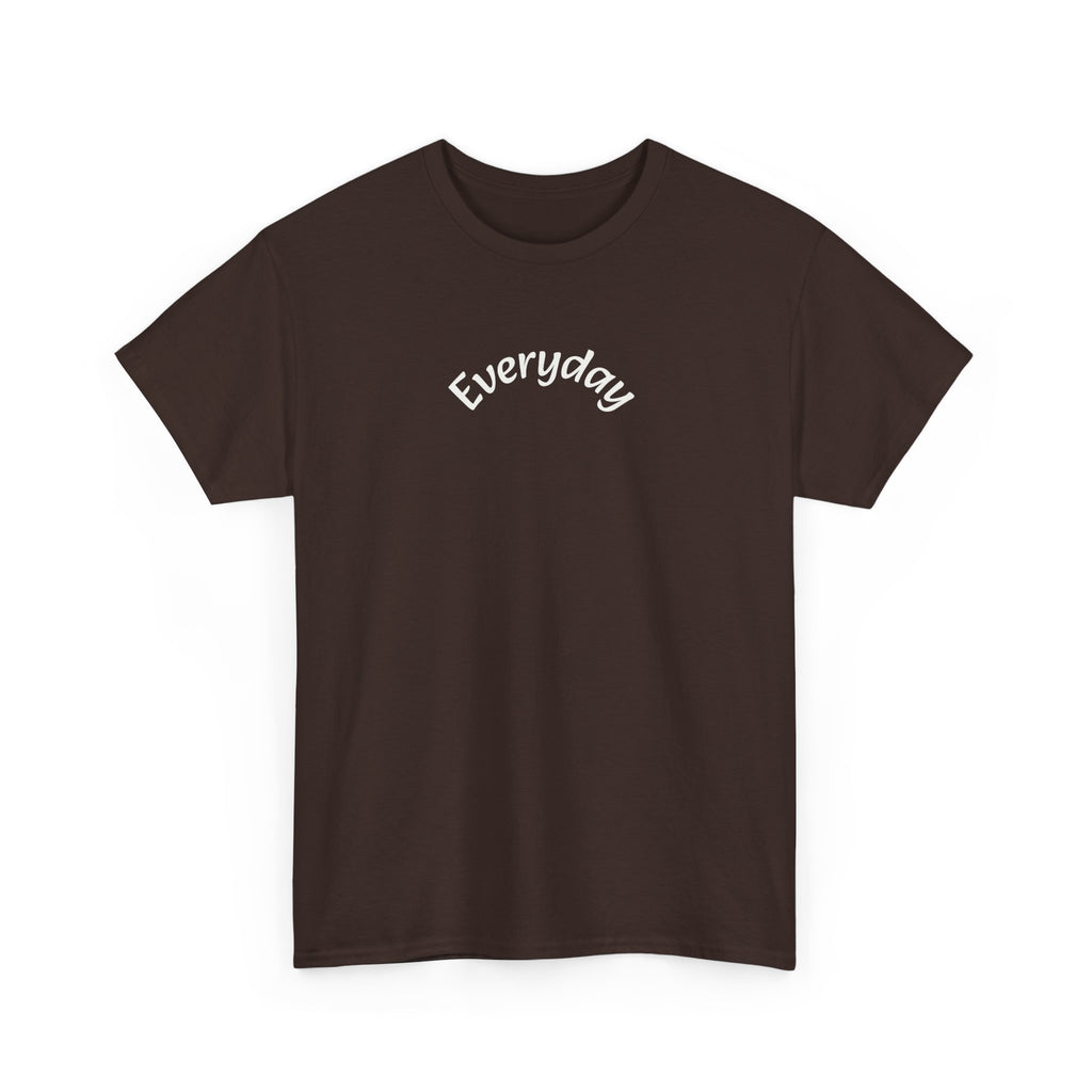 Everyday Graphic Tee - Minimal Script Text T-Shirt