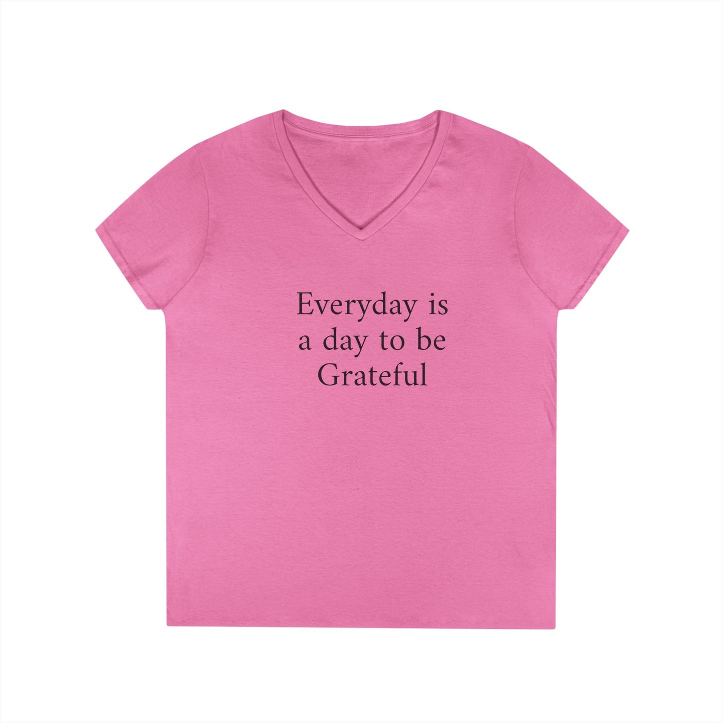 Grateful Everyday V-Neck Tee