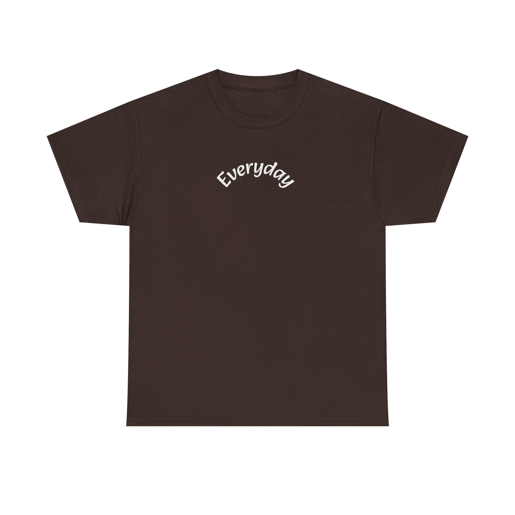 Everyday Graphic Tee - Minimal Script Text T-Shirt