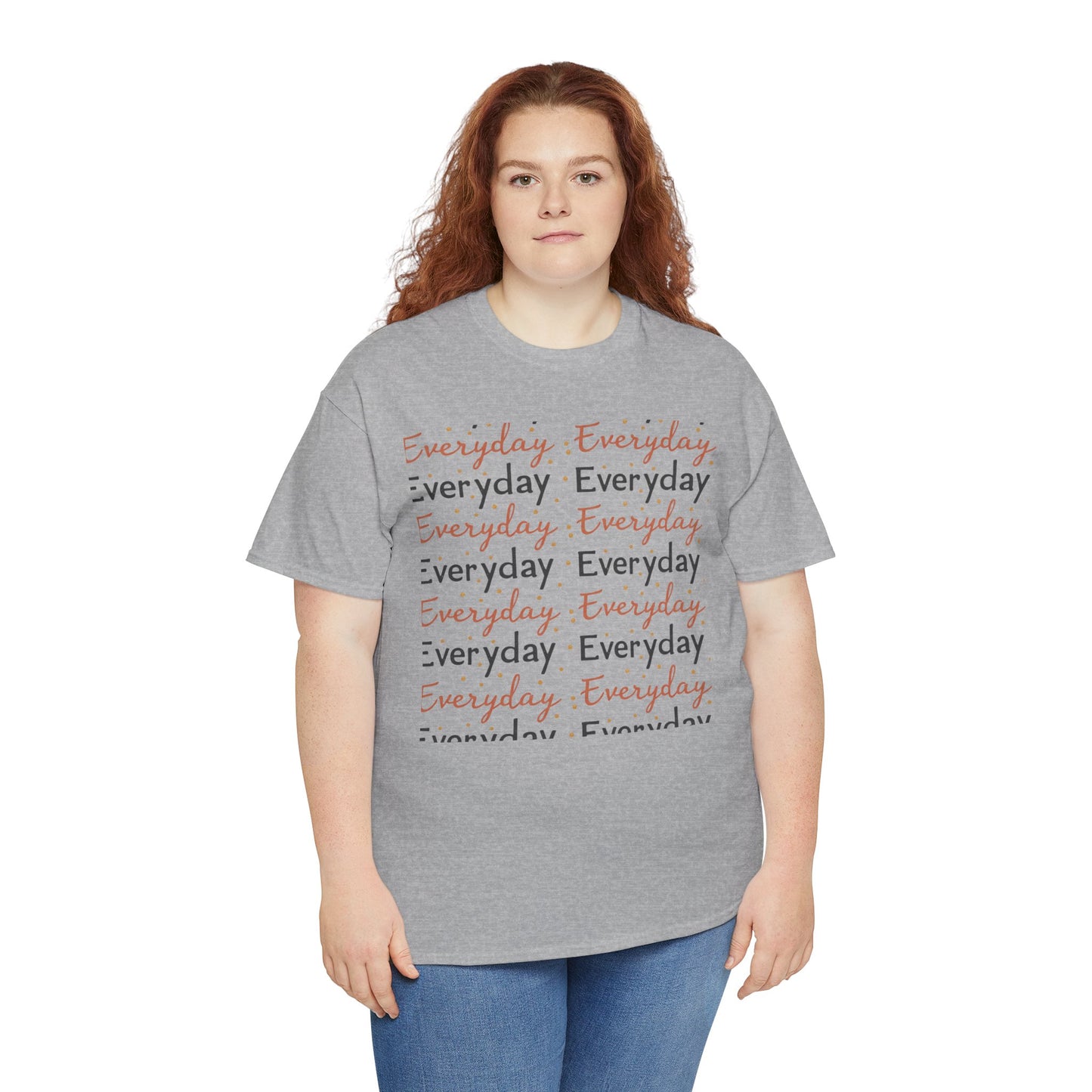 Everyday Repeat Graphic Tee — Minimalist Positive Message T-Shirt