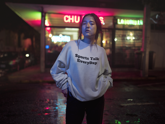 Sports Talk EveryDay Sweatshirt — Casual Fan Crewneck