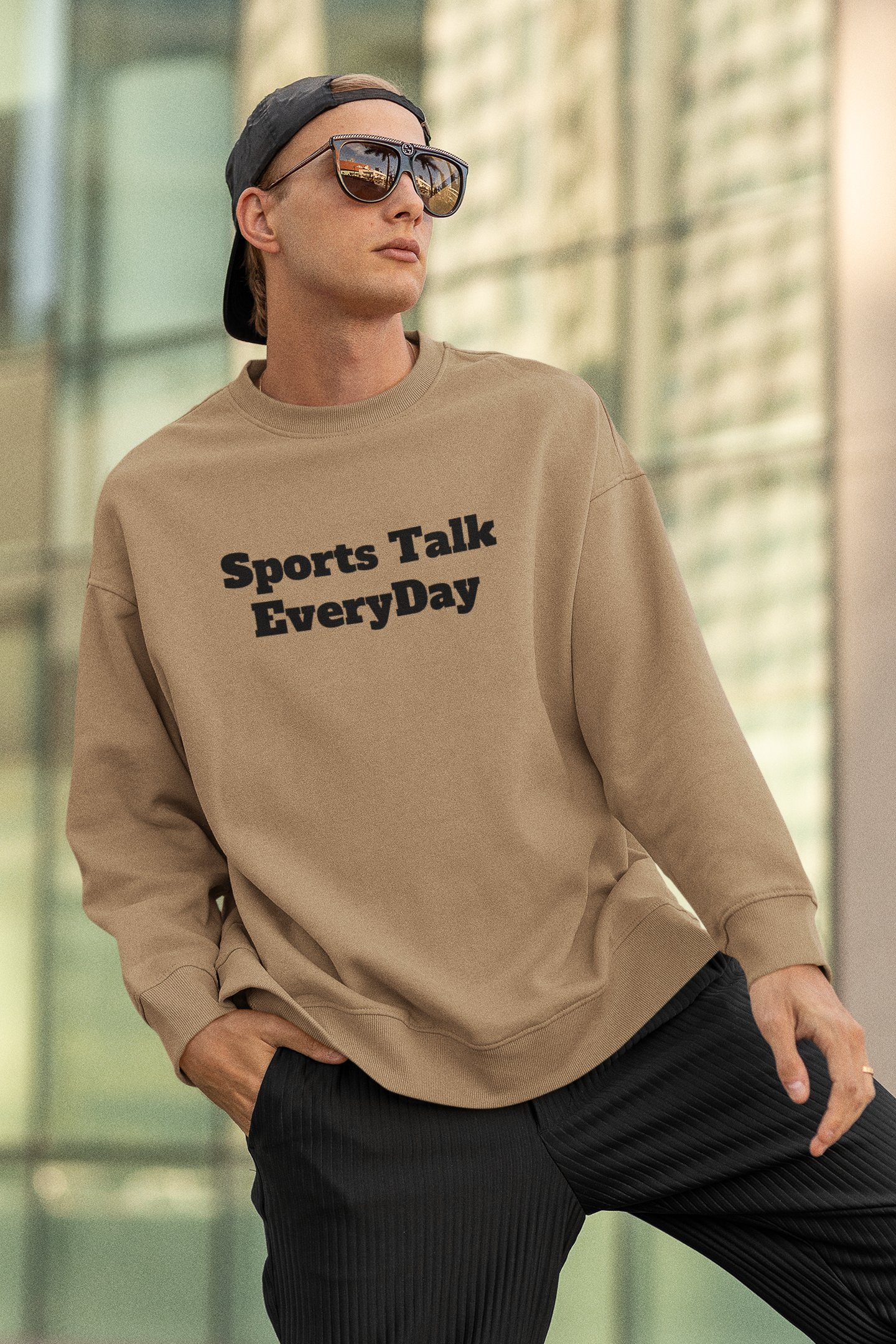 Sports Talk EveryDay Sweatshirt — Casual Fan Crewneck