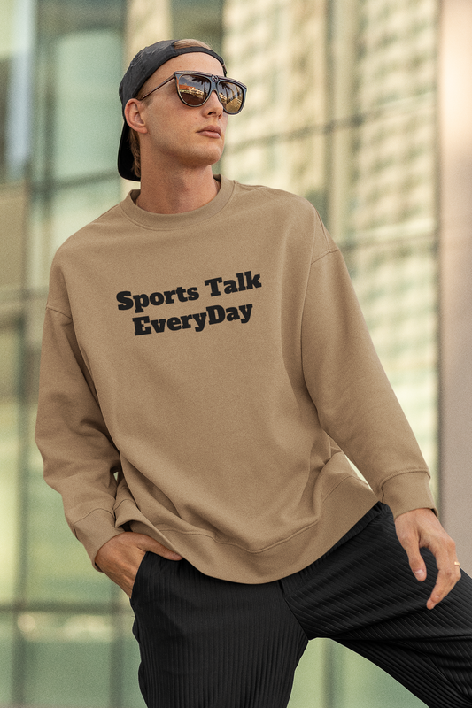 Sports Talk EveryDay Sweatshirt — Casual Fan Crewneck