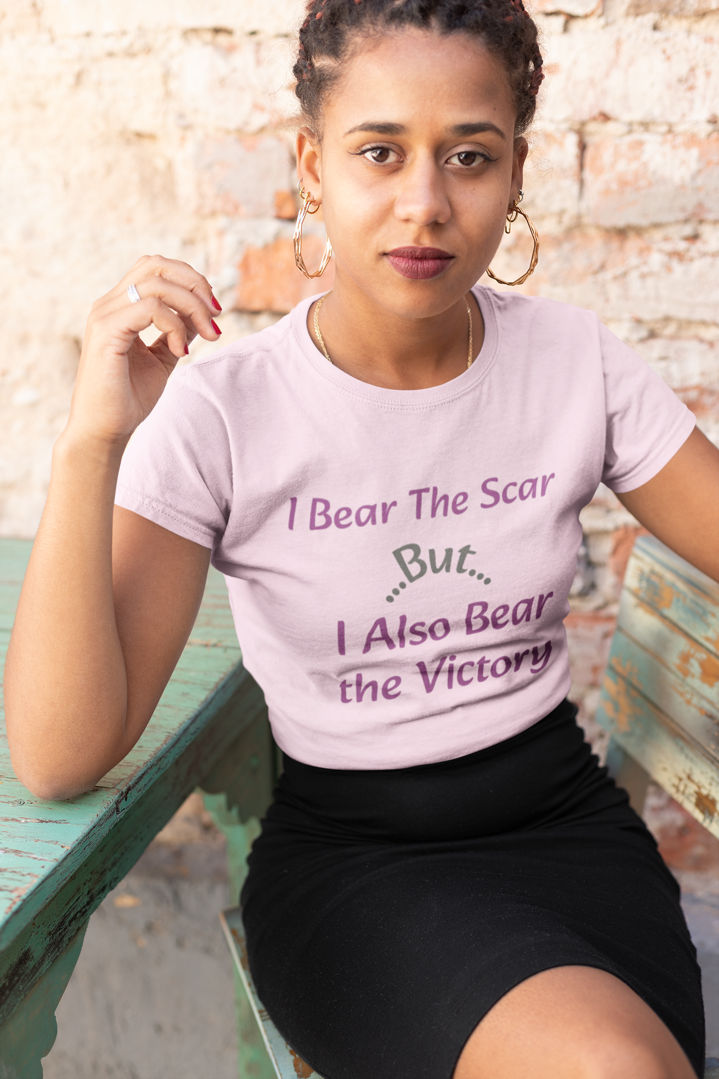 Faith T-Shirt — "I Bear The Scar"  Graphic Tee