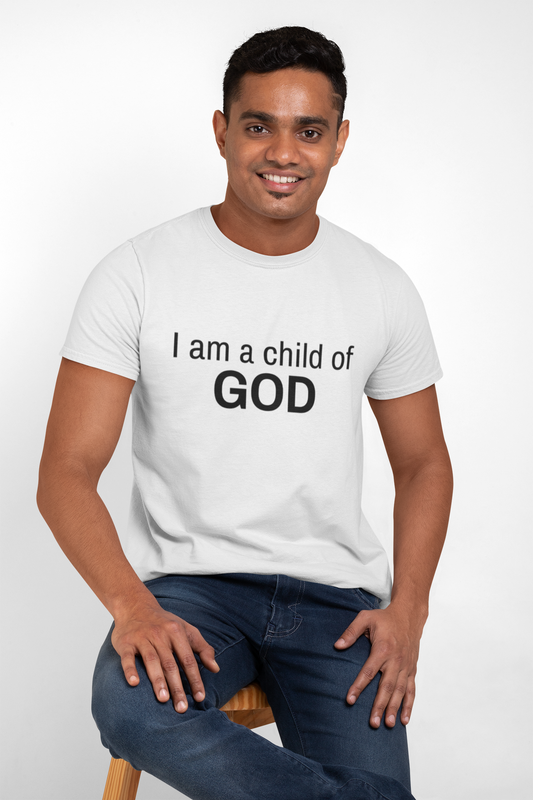 I Am a Child of God Tee — Unisex Christian Faith Graphic T-Shirt