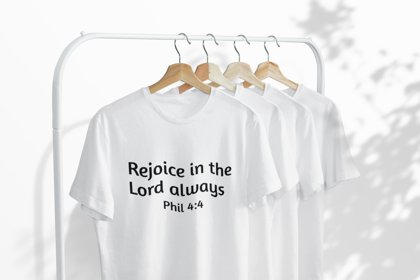Rejoice in the Lord Always Tee — Philippians 4:4 Oversized T‑Shirt