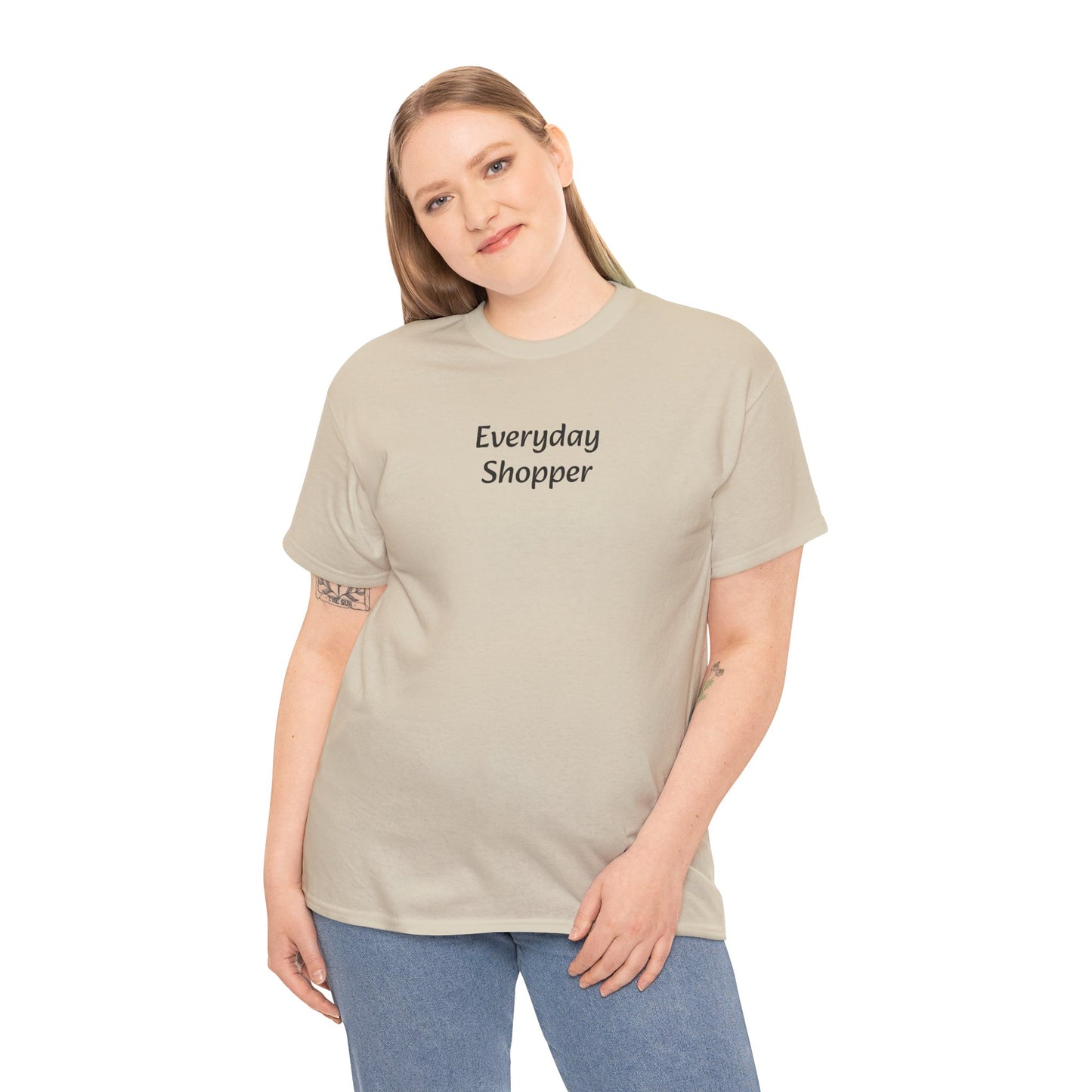 Everyday Shopper T‑Shirt — Minimalist Casual Tee for Retail Lovers