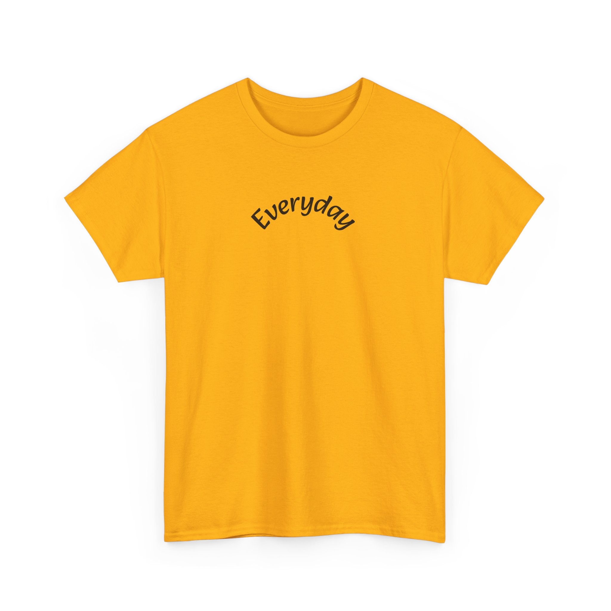 Everyday Graphic Tee - Minimal Script Text T-Shirt