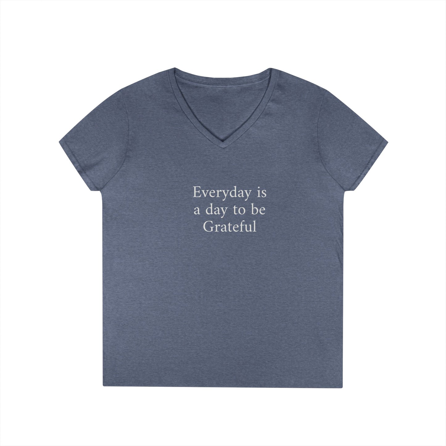 Grateful Everyday V-Neck Tee