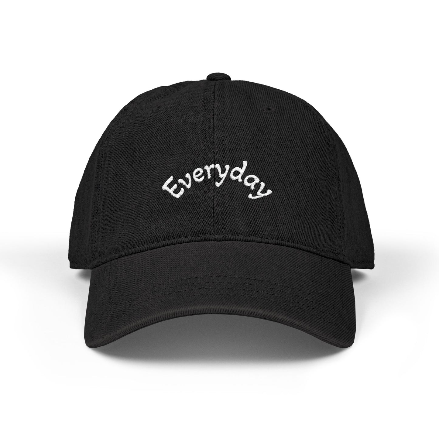 Custom Embroidered Text Denim Hat | Light Blue Cap