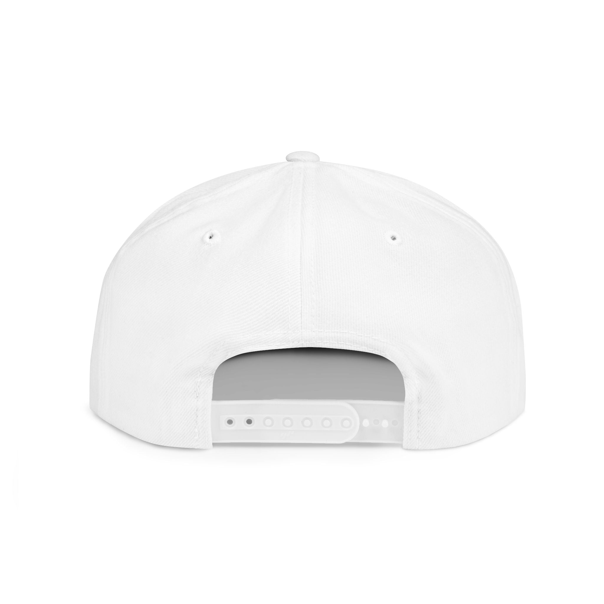 Everyday Girl Dad Snapback Hat — Flat Bill White Trucker Cap