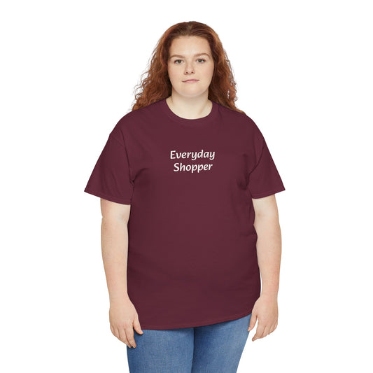 Everyday Shopper T‑Shirt — Minimalist Casual Tee for Retail Lovers