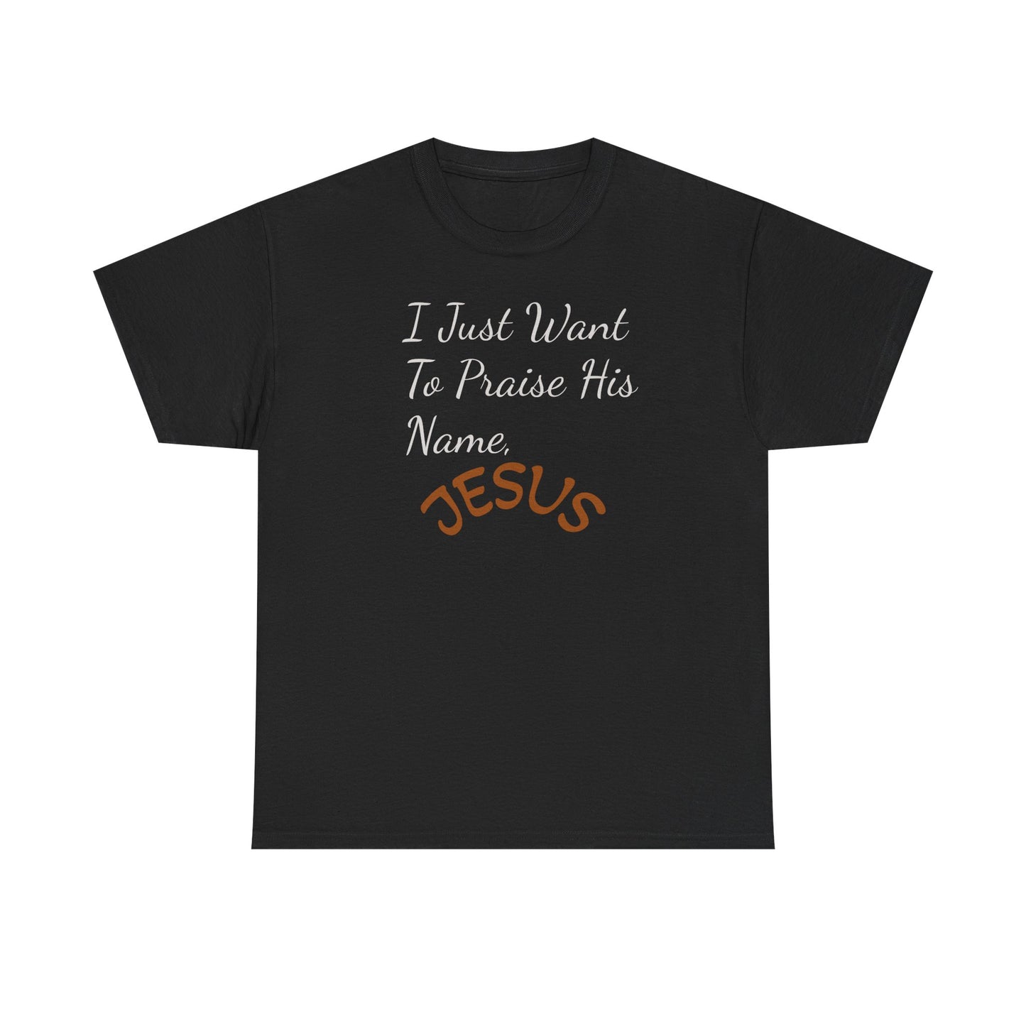 I Just Want to Praise His Name Jesus T-Shirt — Christian Faith Inspirational Tee