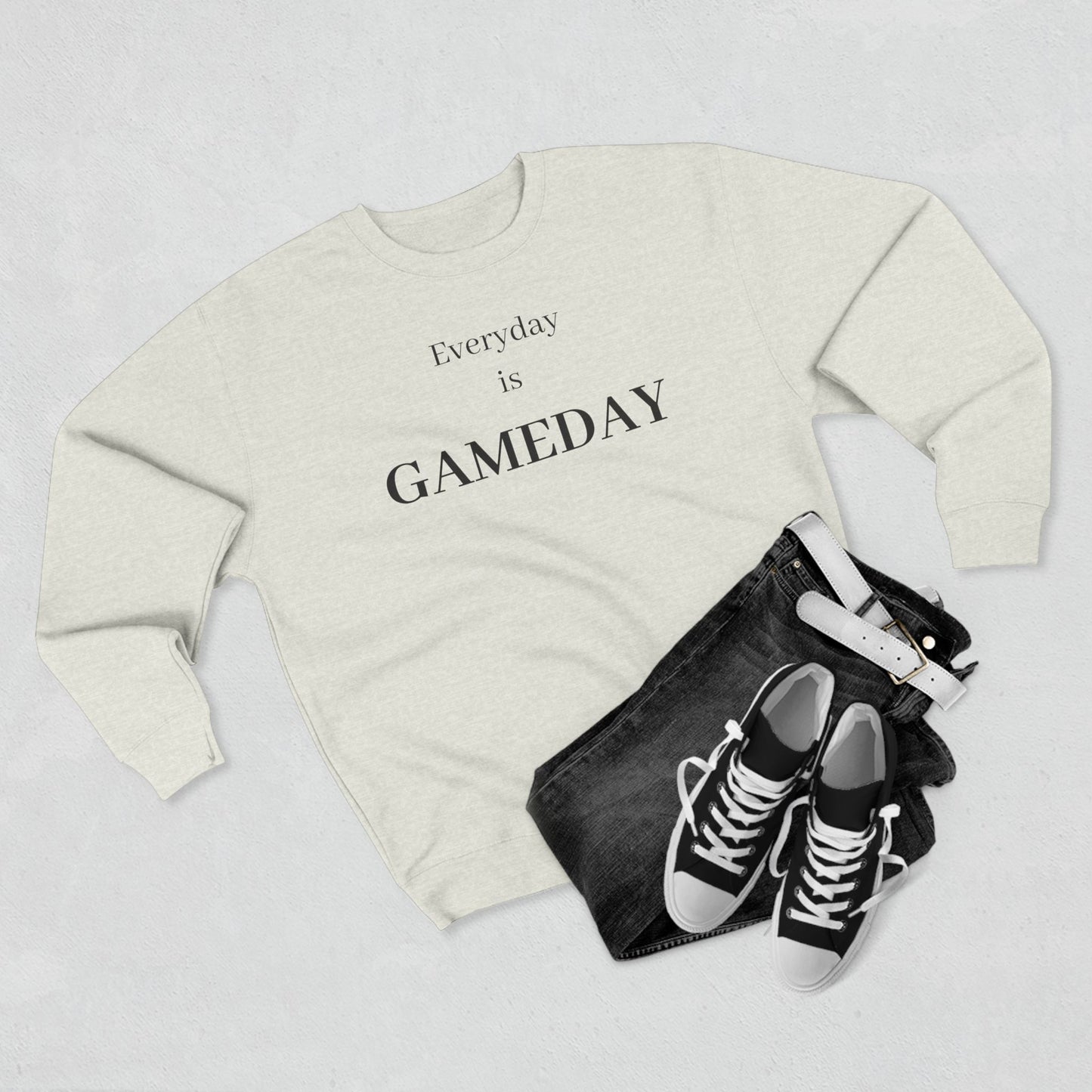 Everyday Is Gameday Crewneck Sweatshirt — Casual Sports Fan Pullover