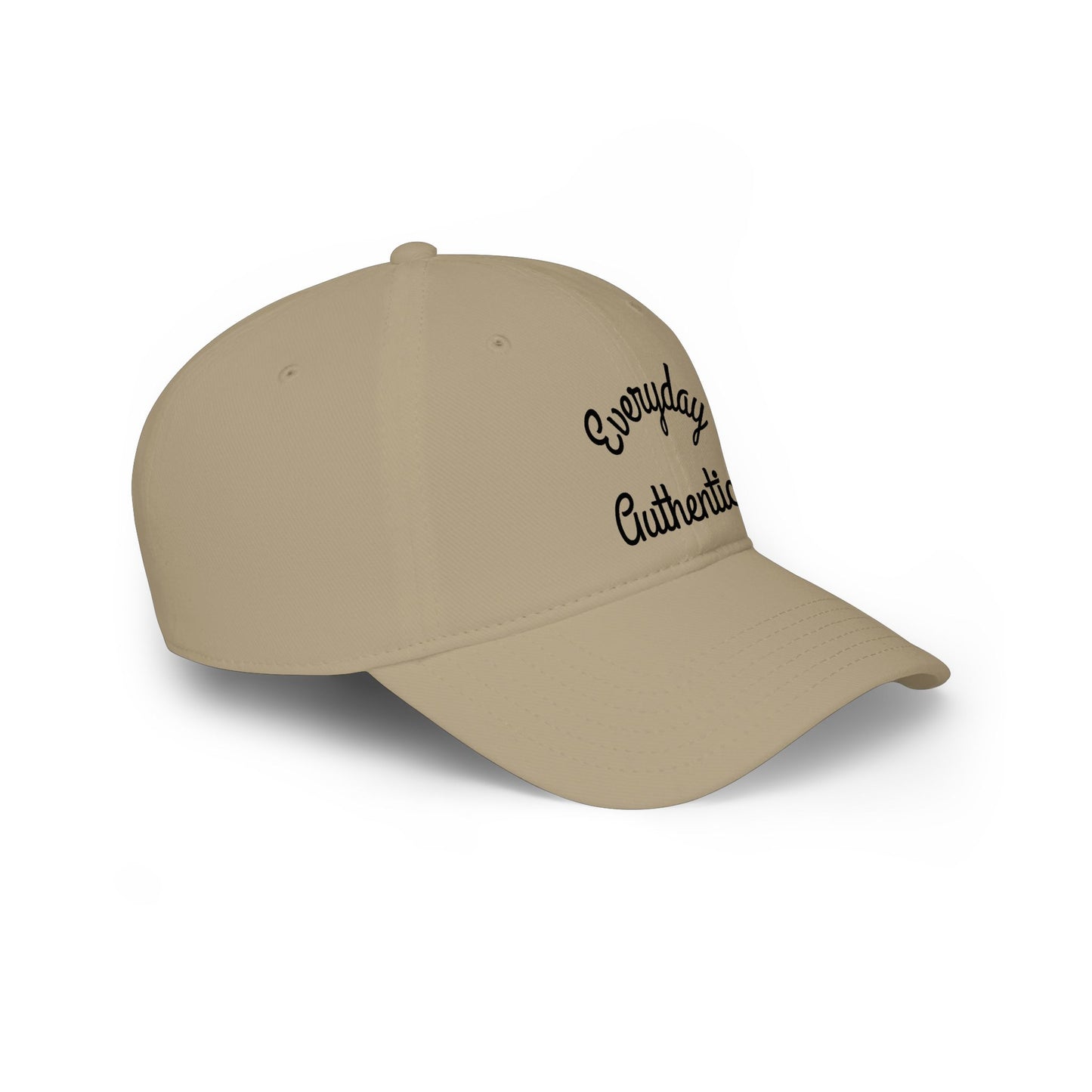 Everyday Embroidered Baseball Cap — Casual Low-Profile Dad Hat