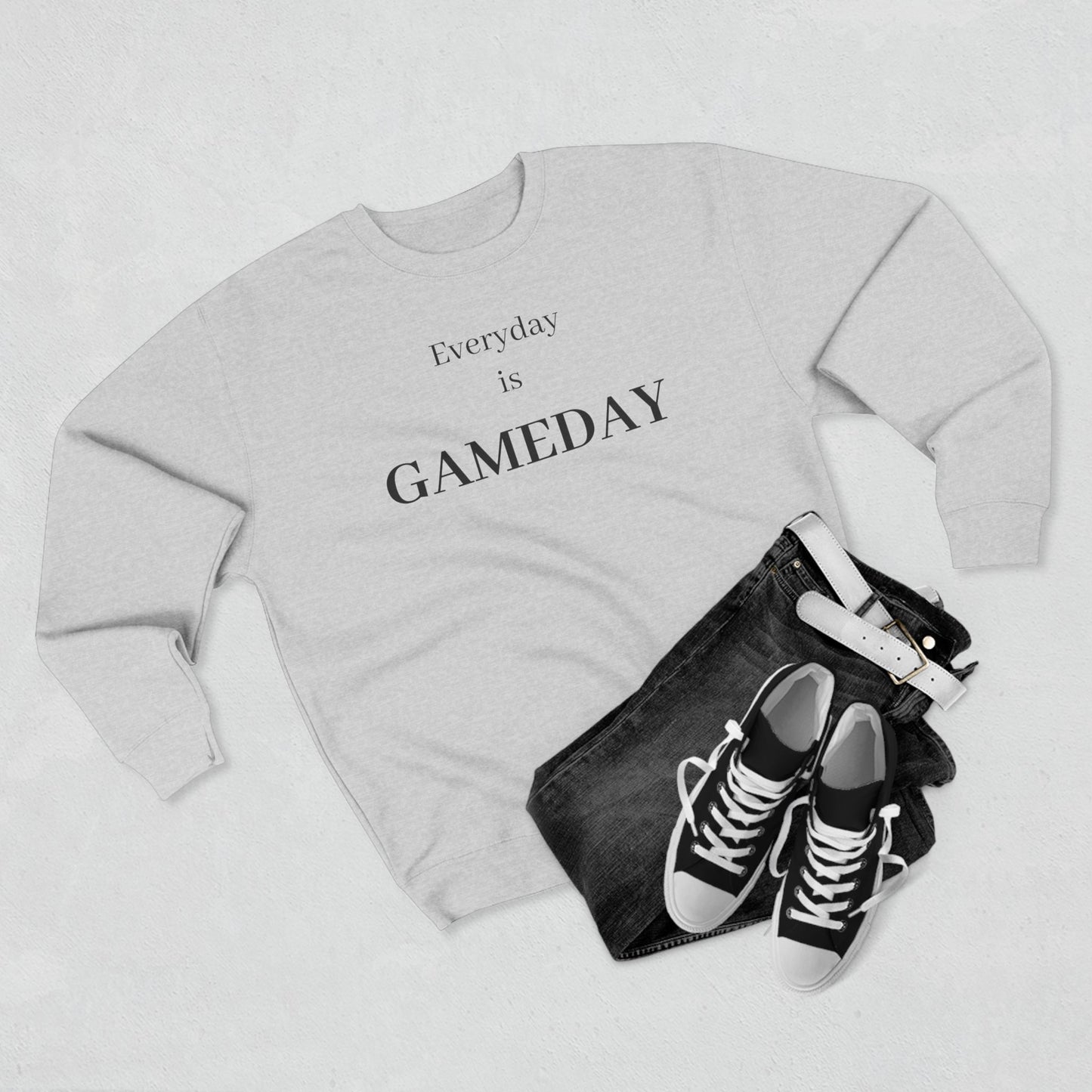 Everyday Is Gameday Crewneck Sweatshirt — Casual Sports Fan Pullover