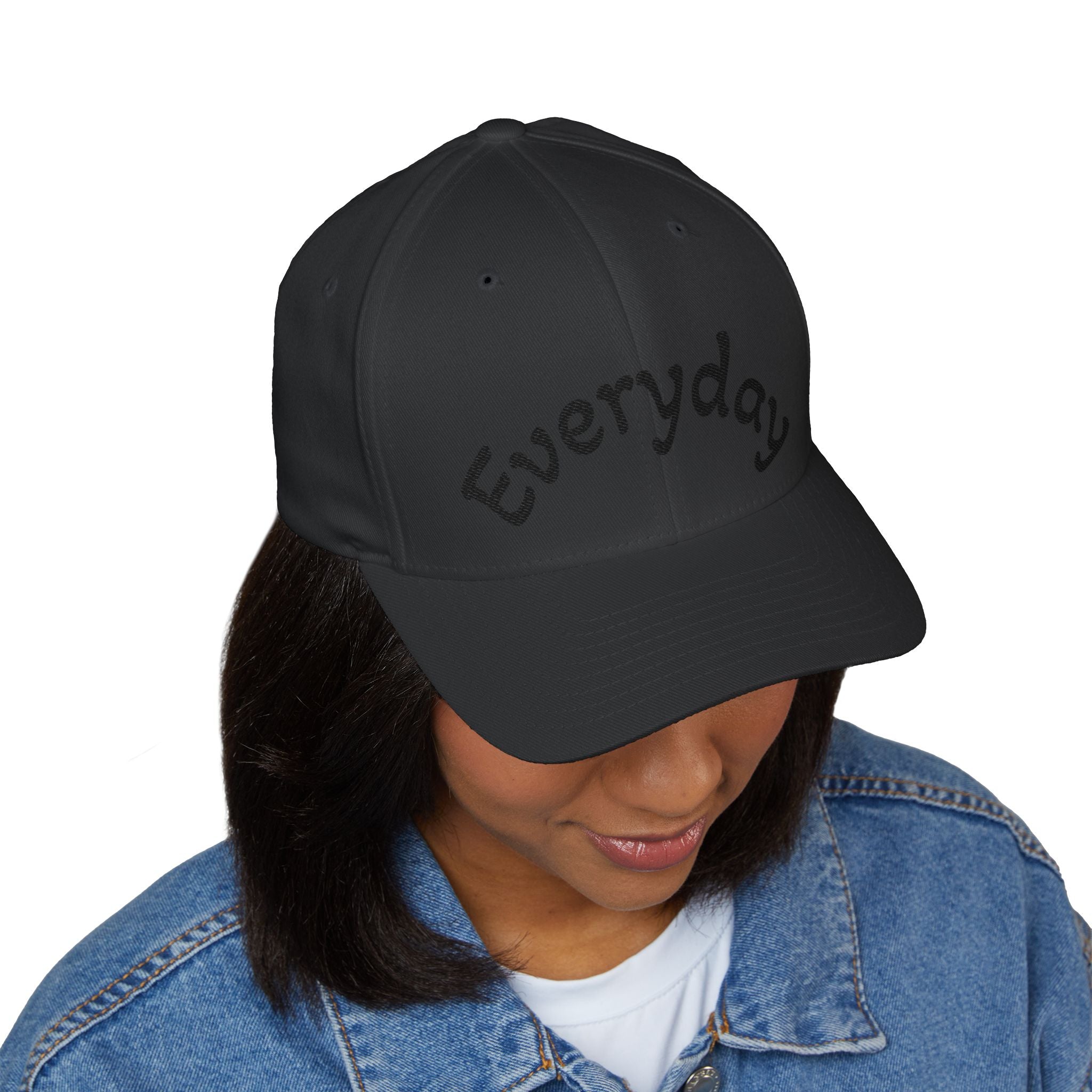 Everyday Embroidered Cap — Classic Curved-Brim Hat