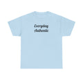 Everyday Authentic Tee — Minimal Script Graphic T-Shirt