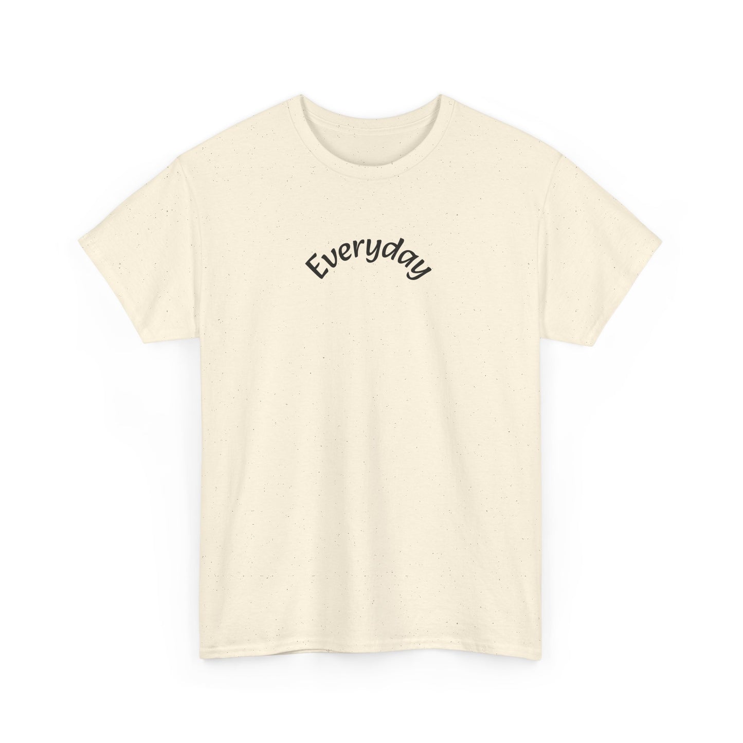 Everyday Graphic Tee - Minimal Script Text T-Shirt