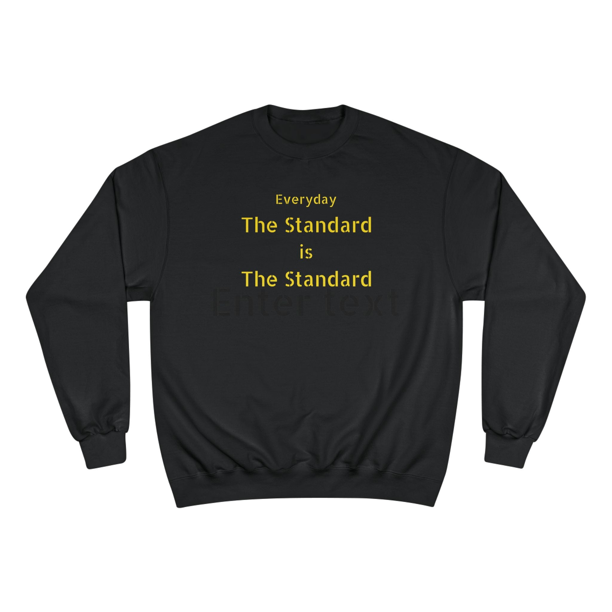 Everyday 'The Standard' Graphic Sweatshirt — Minimalist Champion Crewneck