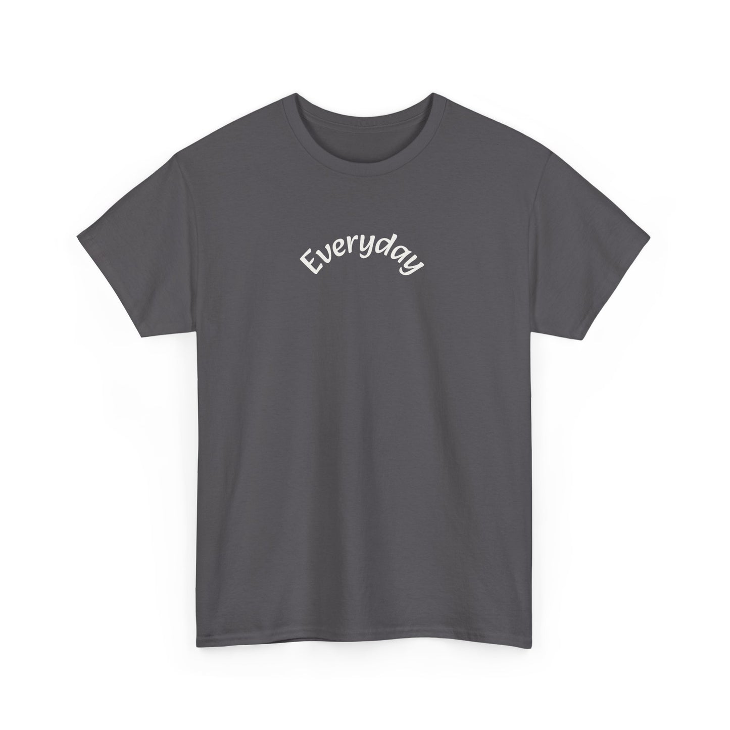 Everyday Graphic Tee - Minimal Script Text T-Shirt