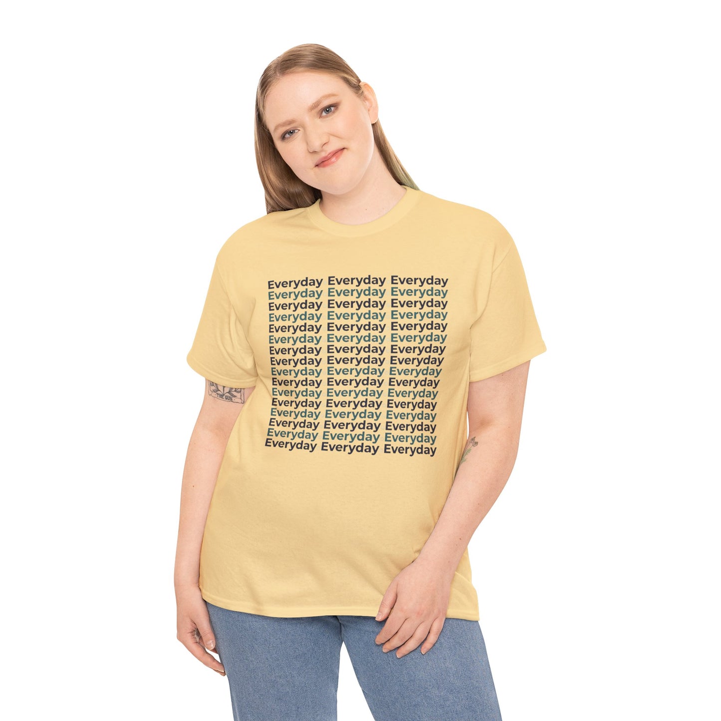 Everyday RepeatedTee — Minimalist Graphic Shirt