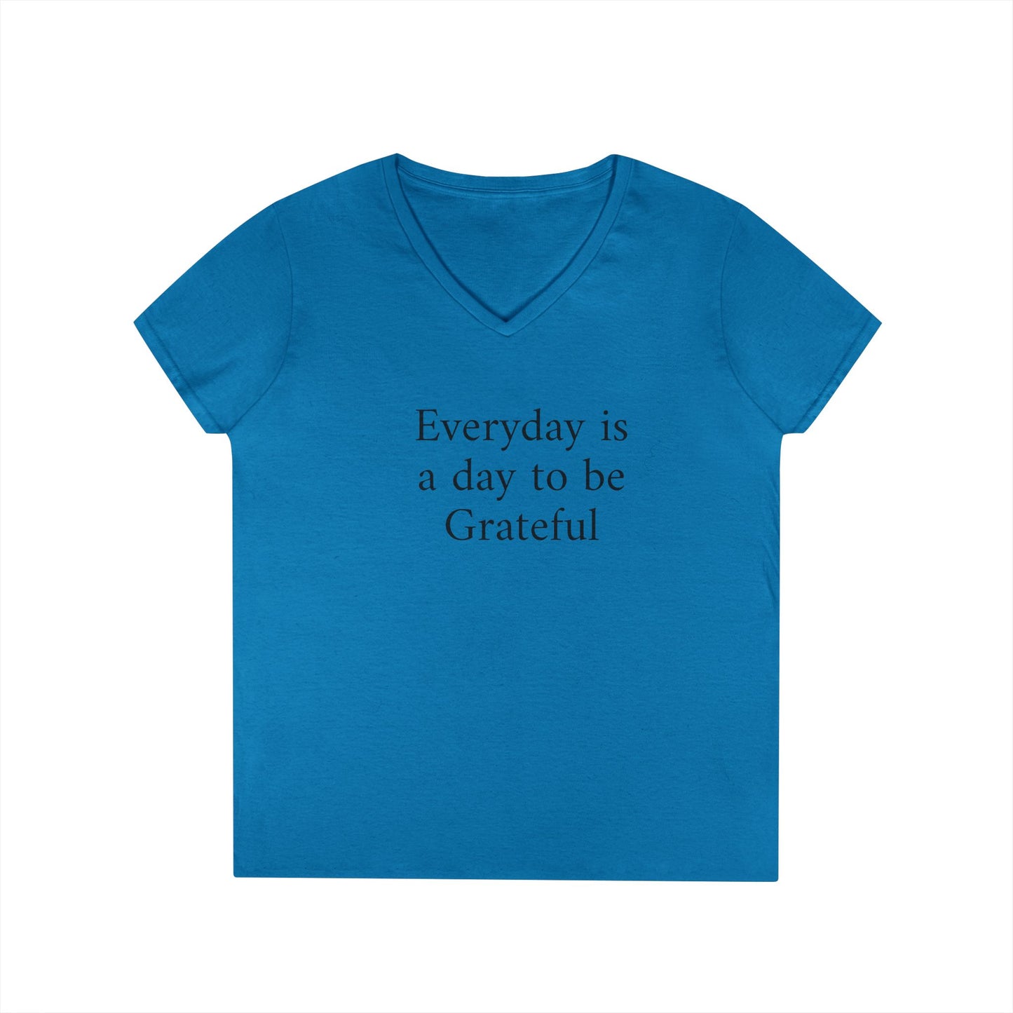 Grateful Everyday V-Neck Tee