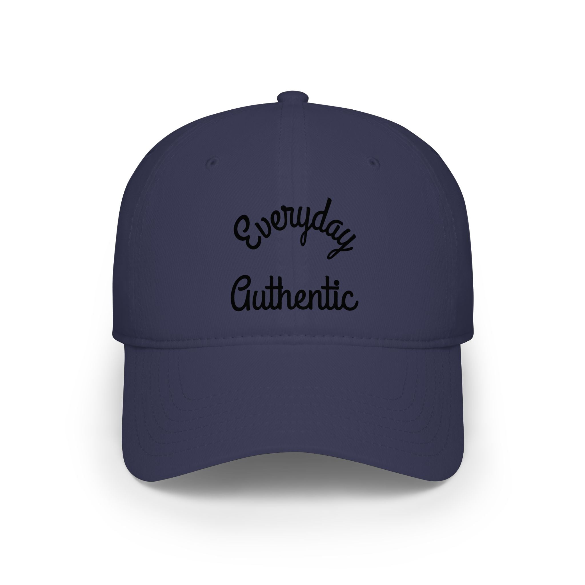 Everyday Embroidered Baseball Cap — Casual Low-Profile Dad Hat